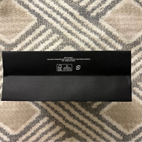 CHANEL Authentic Black Paper Shopping Gift Tote Bag Small - Picture 6 of 6